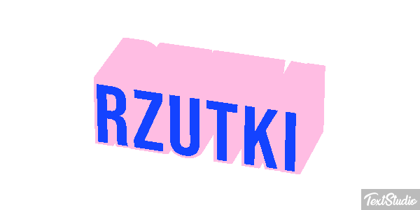Rzutki Efekt tekstowy