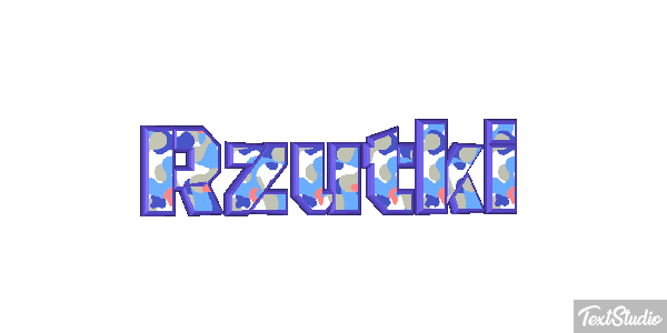 Rzutki Efekt tekstowy