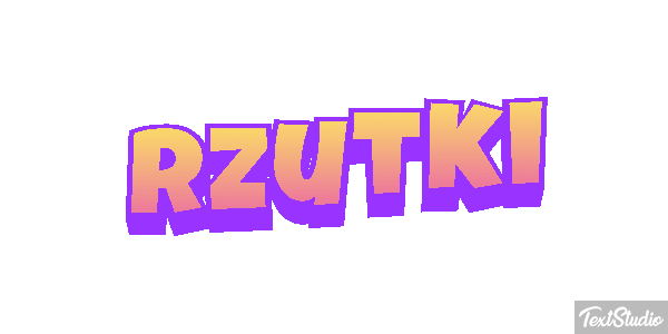 Rzutki Efekt tekstowy