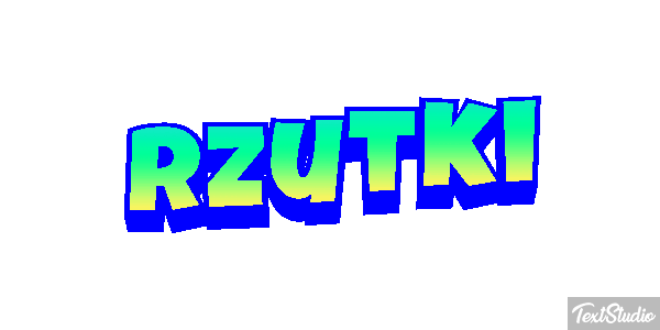 Rzutki Efekt tekstowy