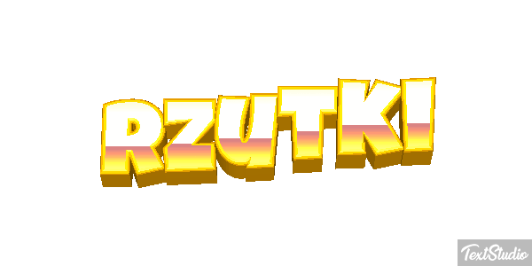 Rzutki Efekt tekstowy