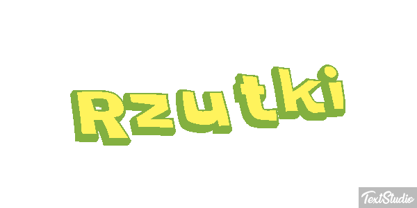 Rzutki Efekt tekstowy