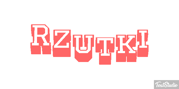 Rzutki Efekt tekstowy