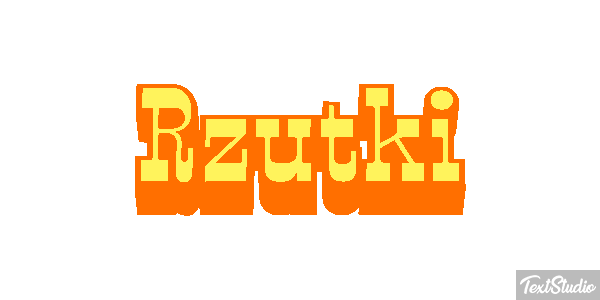 Rzutki Efekt tekstowy