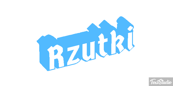 Rzutki Efekt tekstowy