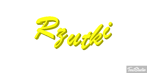 Rzutki Efekt tekstowy