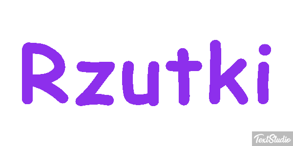 Rzutki Efekt tekstowy