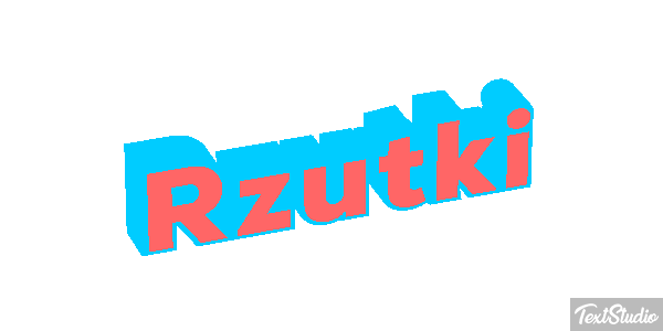 Rzutki Efekt tekstowy