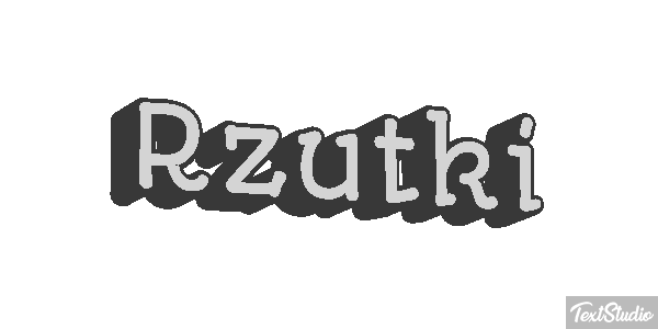 Rzutki Efekt tekstowy