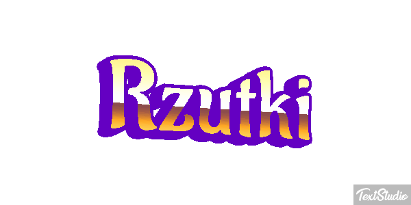 Rzutki Efekt tekstowy