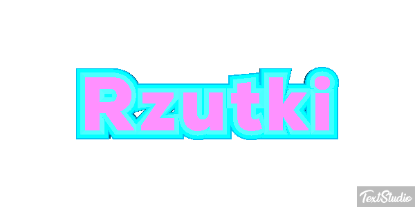 Rzutki Efekt tekstowy