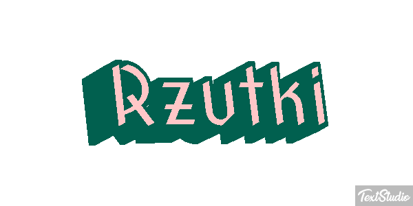 Rzutki Efekt tekstowy