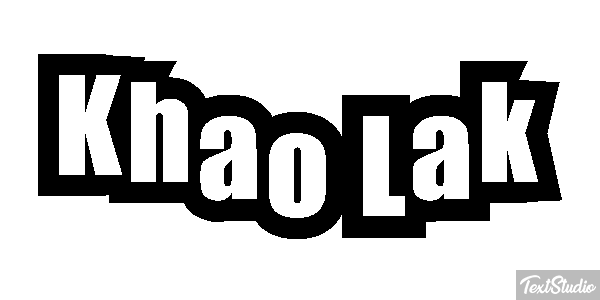 Khao Lak Effetto testo