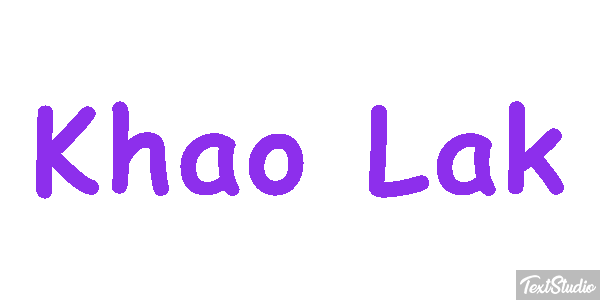 Khao Lak Effetto testo