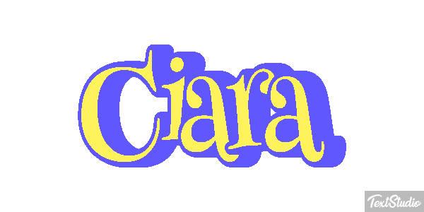 Ciara Text effect