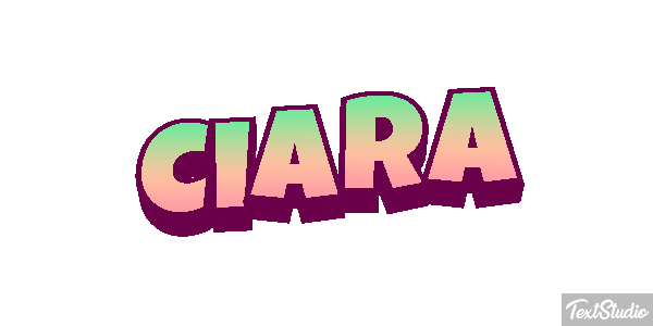 Ciara Text effect