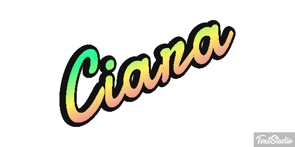 Ciara Text effect