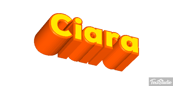 Ciara Text effect