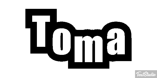 Toma Text effect