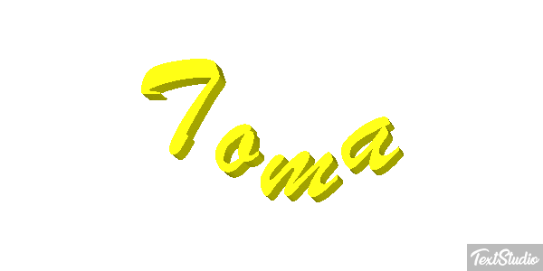 Toma Text effect
