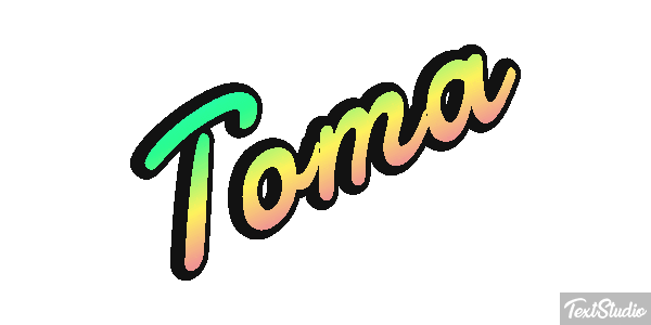 Toma Text effect