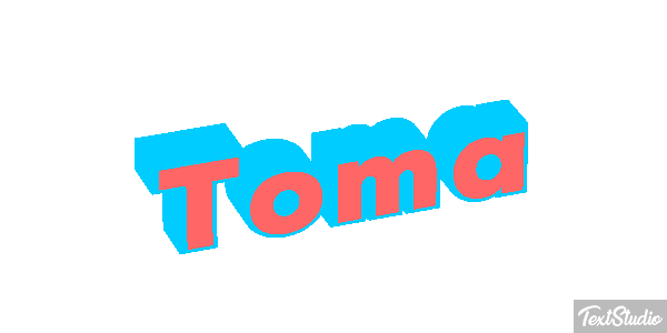 Toma Text effect
