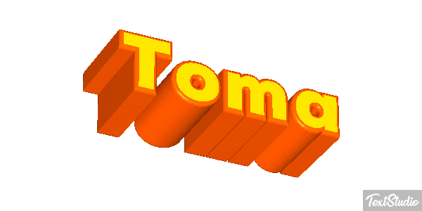 Toma Text effect
