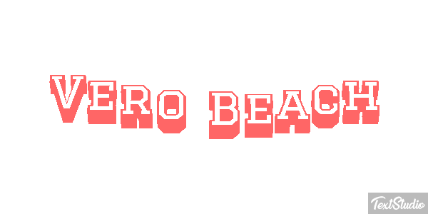 Vero Beach Efekt tekstowy