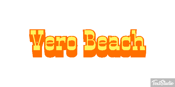 Vero Beach Efekt tekstowy
