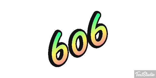 606 Effet de texte