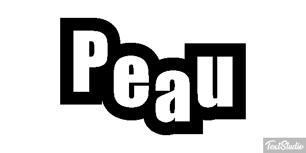 Peau Text effect