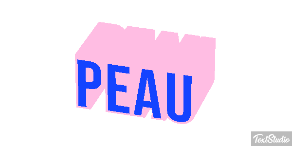 Peau Text effect
