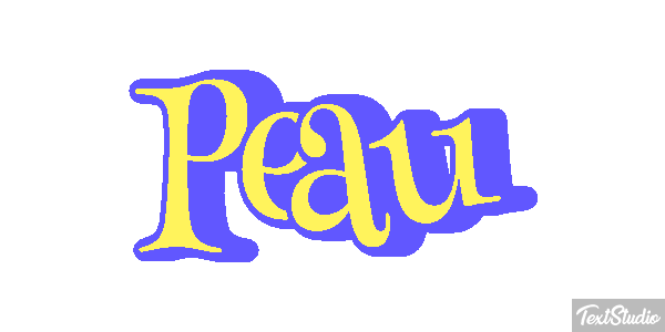 Peau Text effect