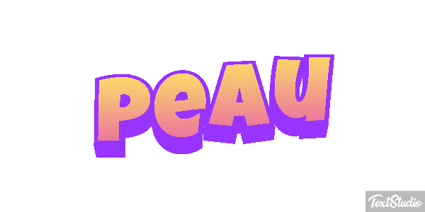 Peau Text effect