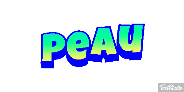 Peau Text effect