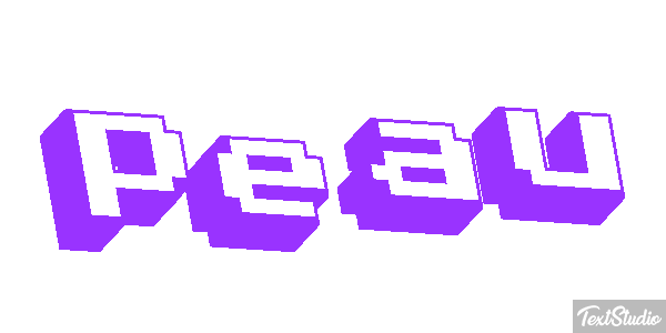 Peau Text effect