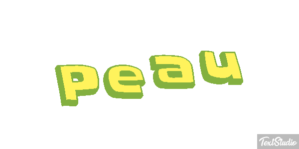 Peau Text effect