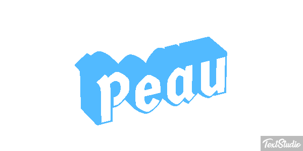 Peau Text effect