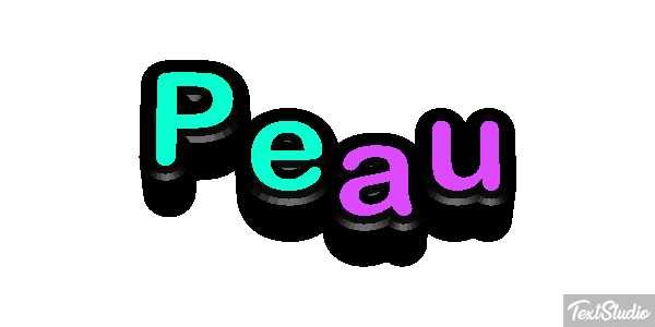 Peau Text effect