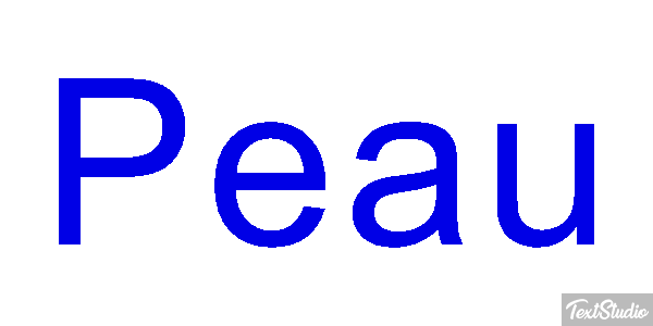 Peau Text effect