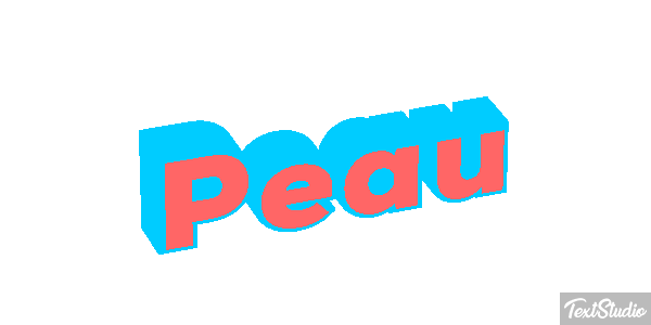 Peau Text effect