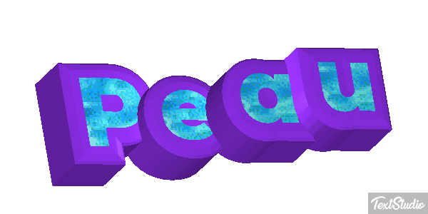 Peau Text effect
