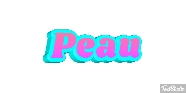 Peau Text effect
