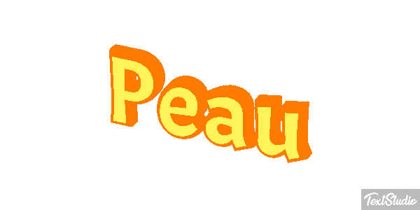 Peau Text effect