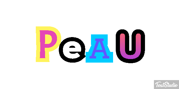 Peau Text effect
