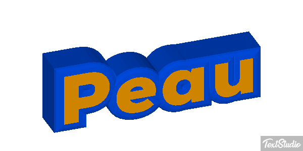 Peau Text effect