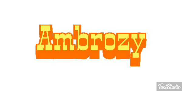 Ambroży Efekt tekstowy
