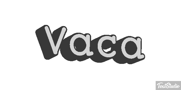 Vaca Texteffekt