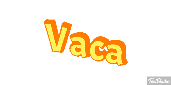Vaca Texteffekt