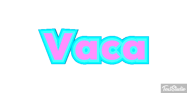 Vaca Texteffekt